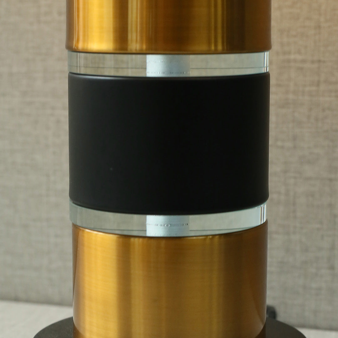 Metal 3536 Bk/Gb Table Lamps (Pair)