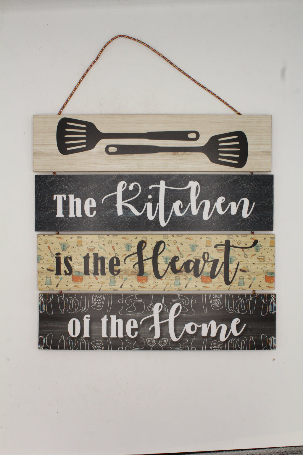 Rustic Farmhouse Kitchen Wall Sign - "The Kitchen is the Heart of the Home"