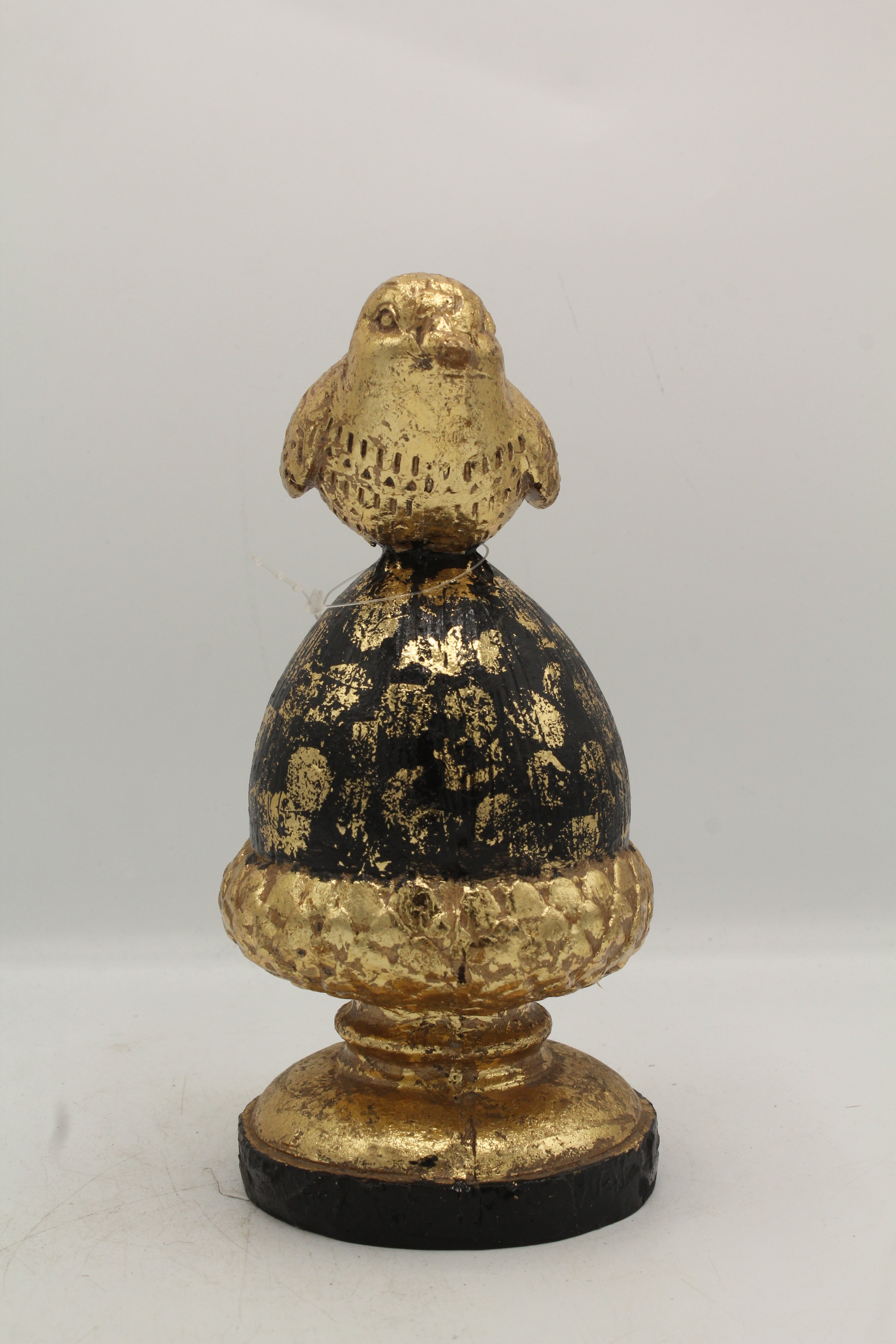 Gilded Bird Finial Accent Sculpture