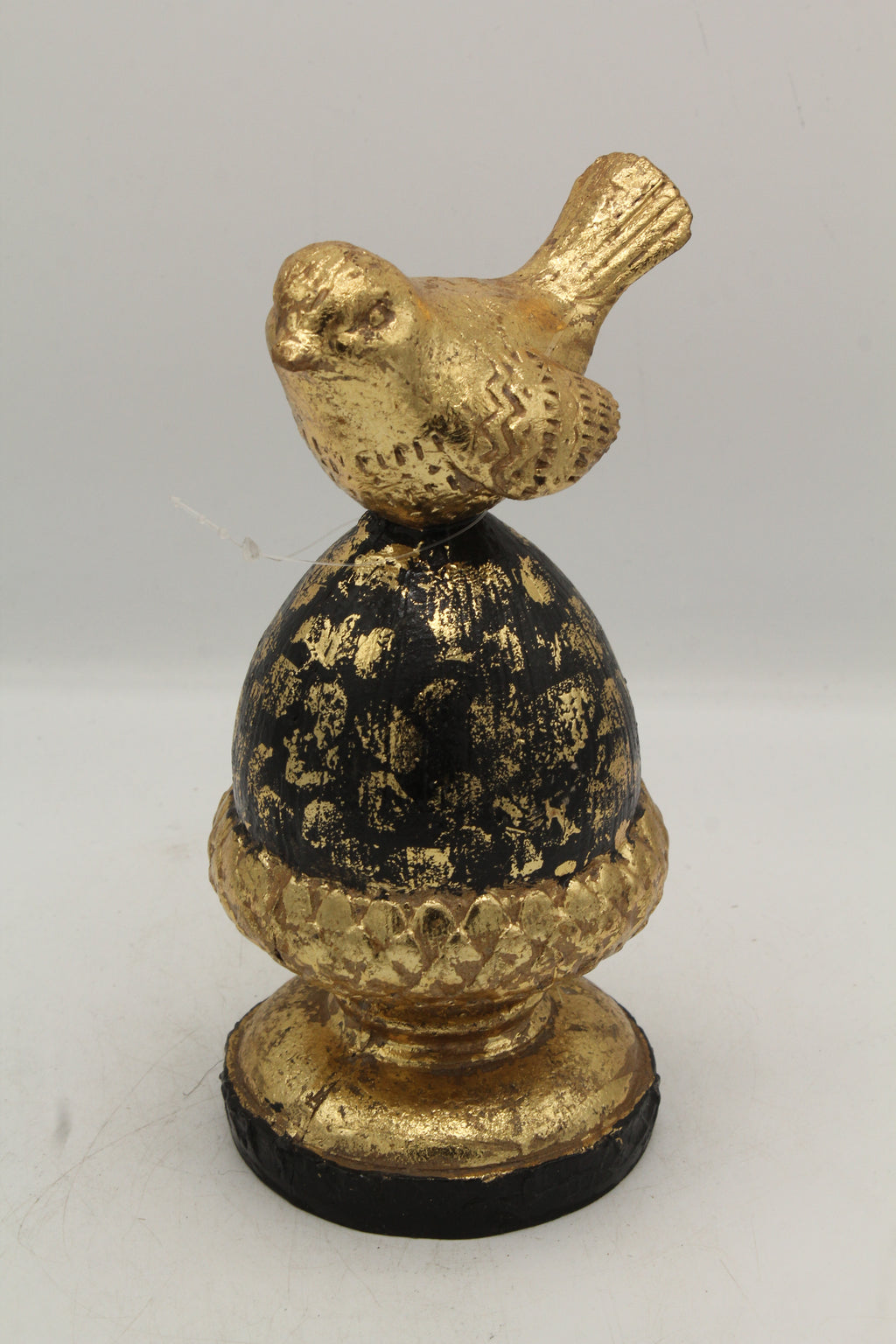 Gilded Bird Finial Accent Sculpture