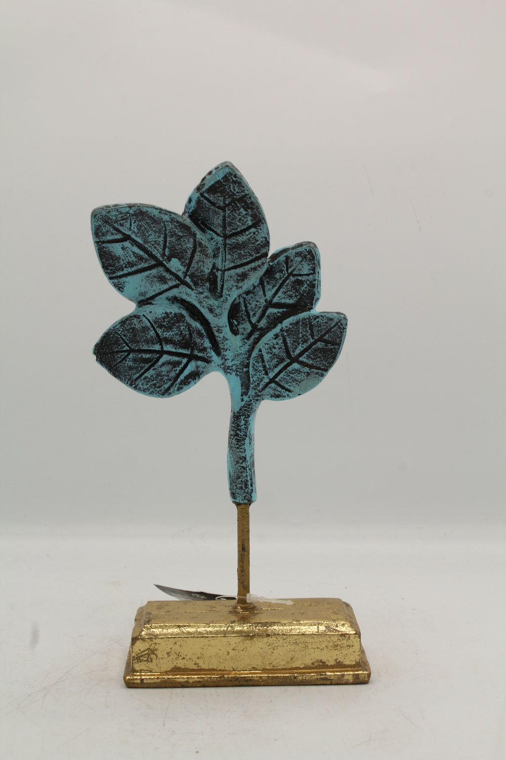 Patina Fig Leaf Gilded Accent