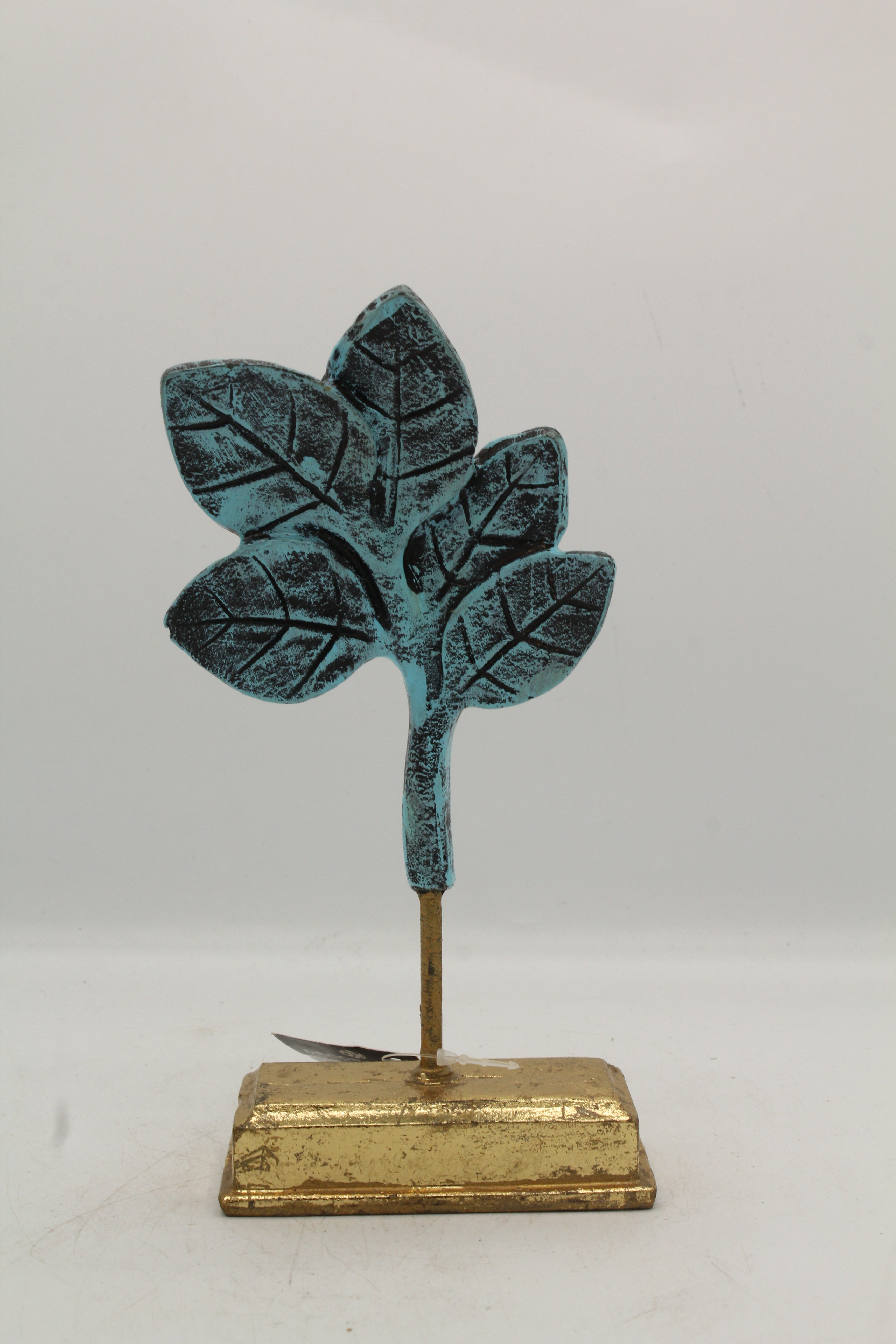 Patina Fig Leaf Gilded Accent