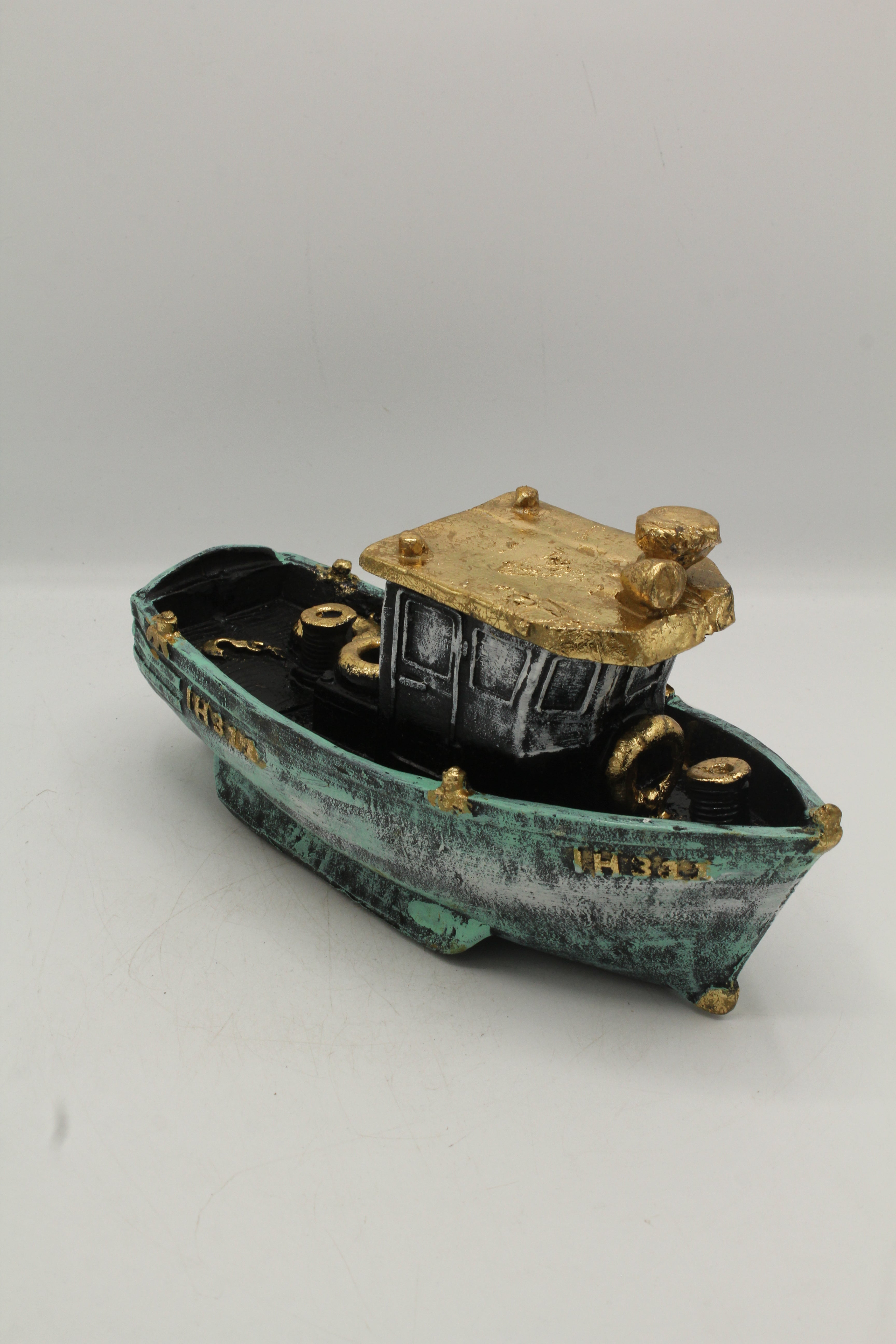 Antiqued Gold & Patina Balance Scale