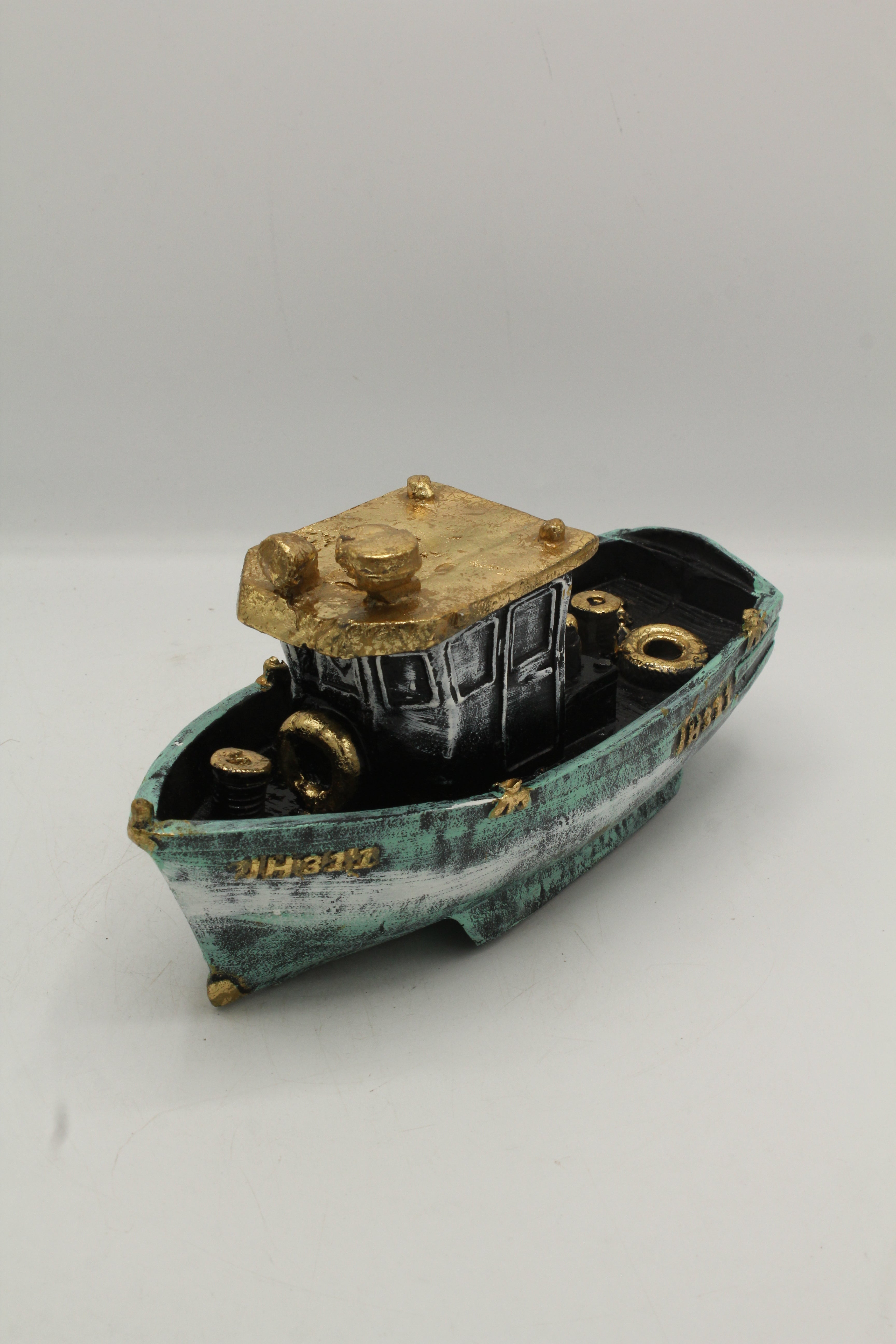 Antiqued Gold & Patina Balance Scale