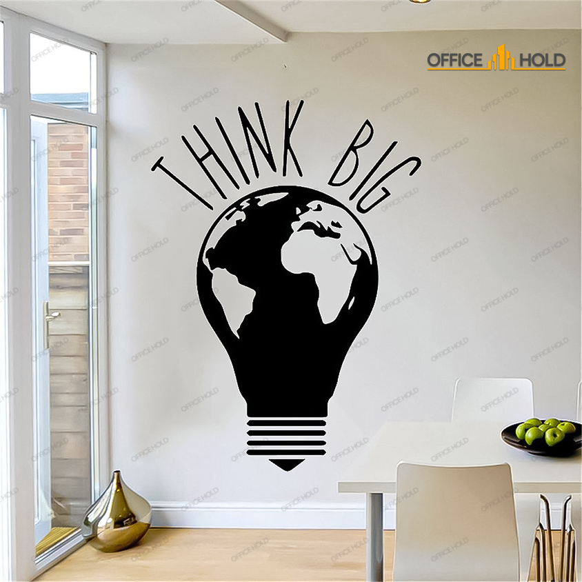 Think Big Bulb Idea Decor