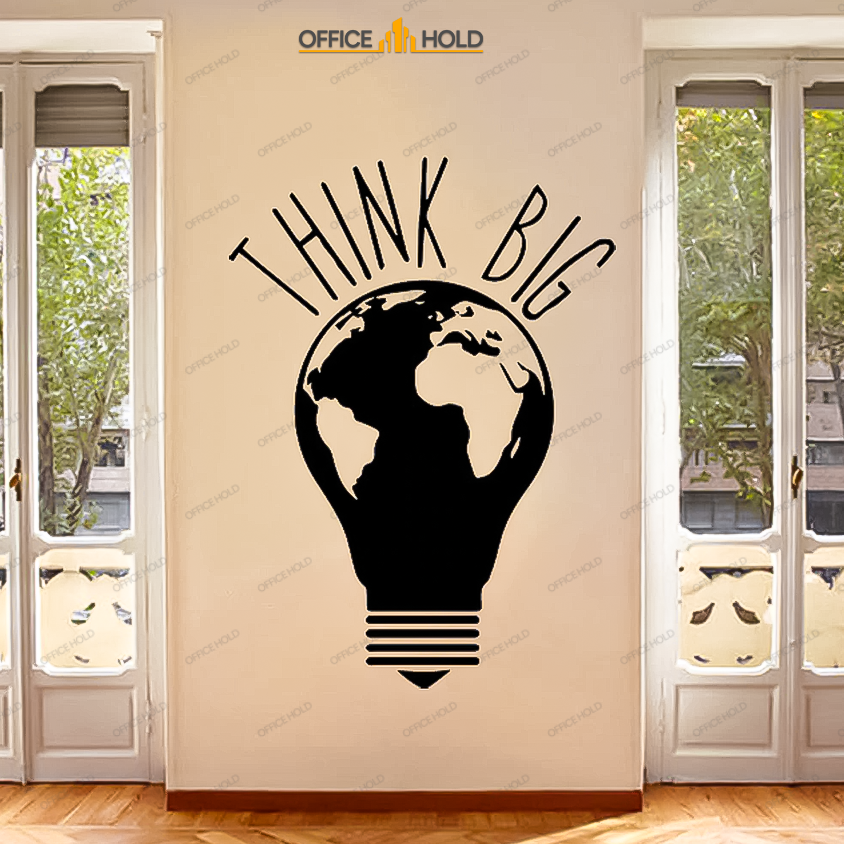 Think Big Bulb Idea Decor