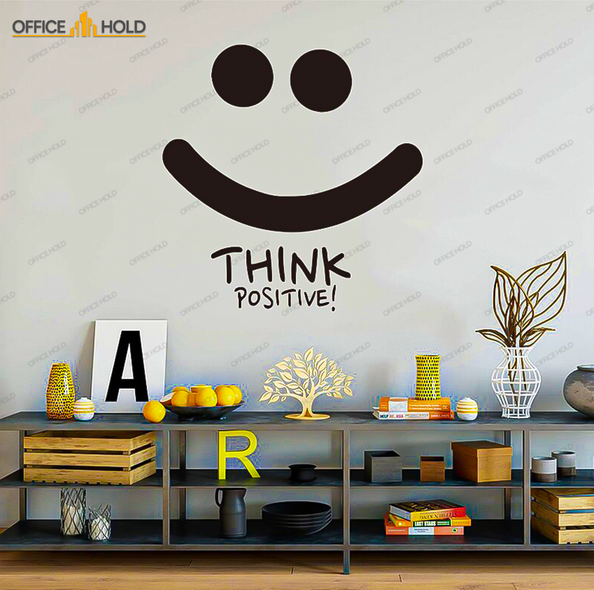 Think Positive Motivational Company Culture Art