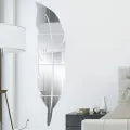 Silver Leaf Mirror Wall Decor