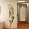 Silver Leaf Mirror Wall Decor