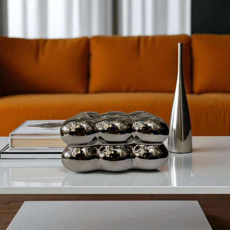 Ceramic Bubble Stack Tissue Box